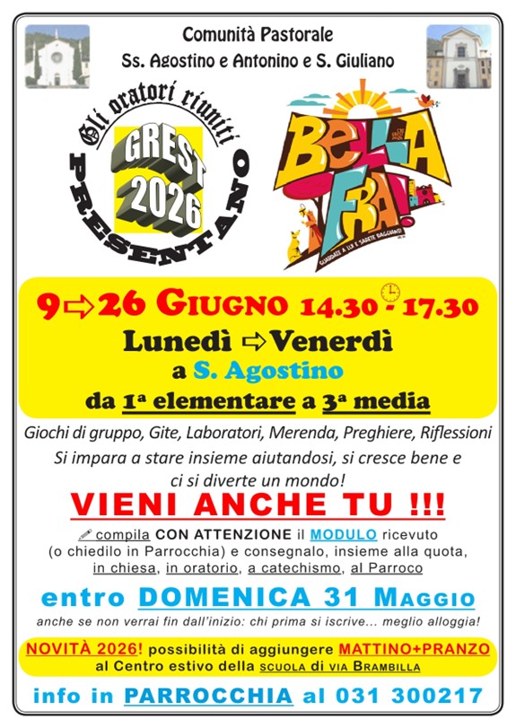 locandina Grest 2026